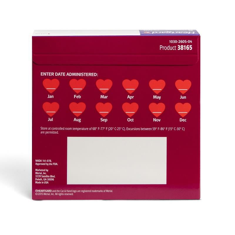 Heartgard Cat 5-15 lbs 6 Month Supply Purple