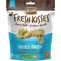 Merrick Fresh Kisses Double-Brush Infused with Mint Breath Strips for Dogs