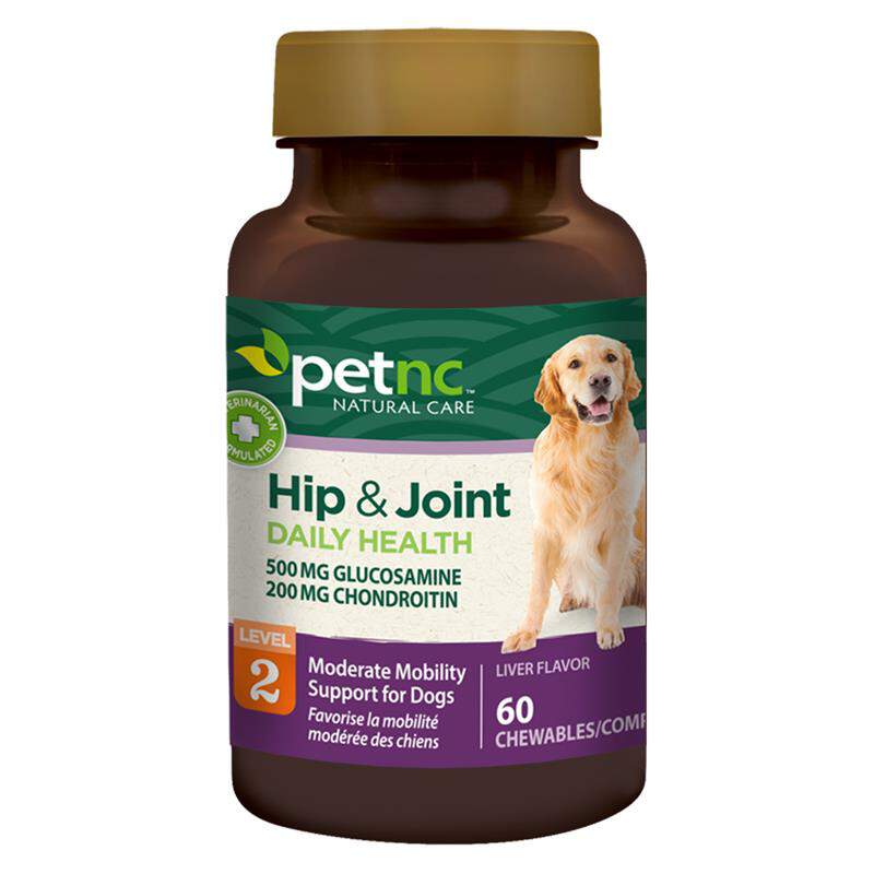 PetNC Hip & Joint Chewable Tablets for Dogs Level 2, 60 ct