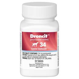 Droncit Canine 34 mg,  Tablet