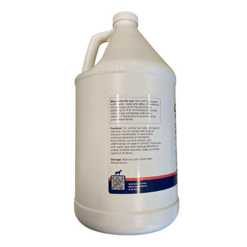 Stratford Chlorhexidine 4% Shampoo for Dogs, Cats, and Horses for Skin Infections, 1 Gallon