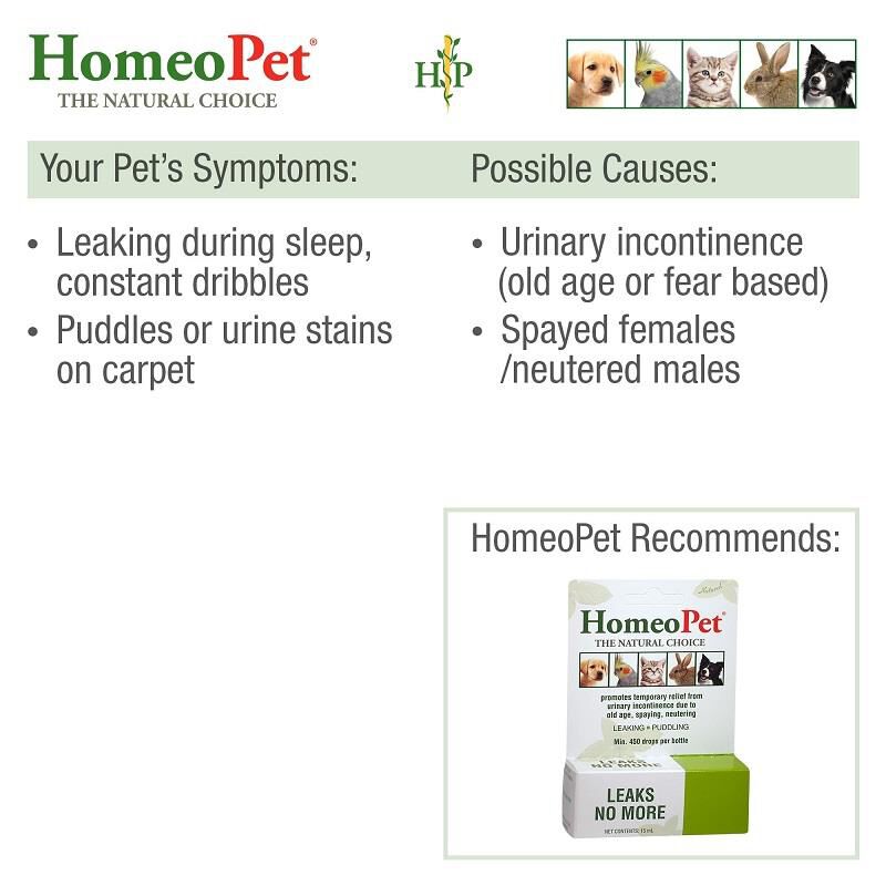 HomeoPet Leaks No More