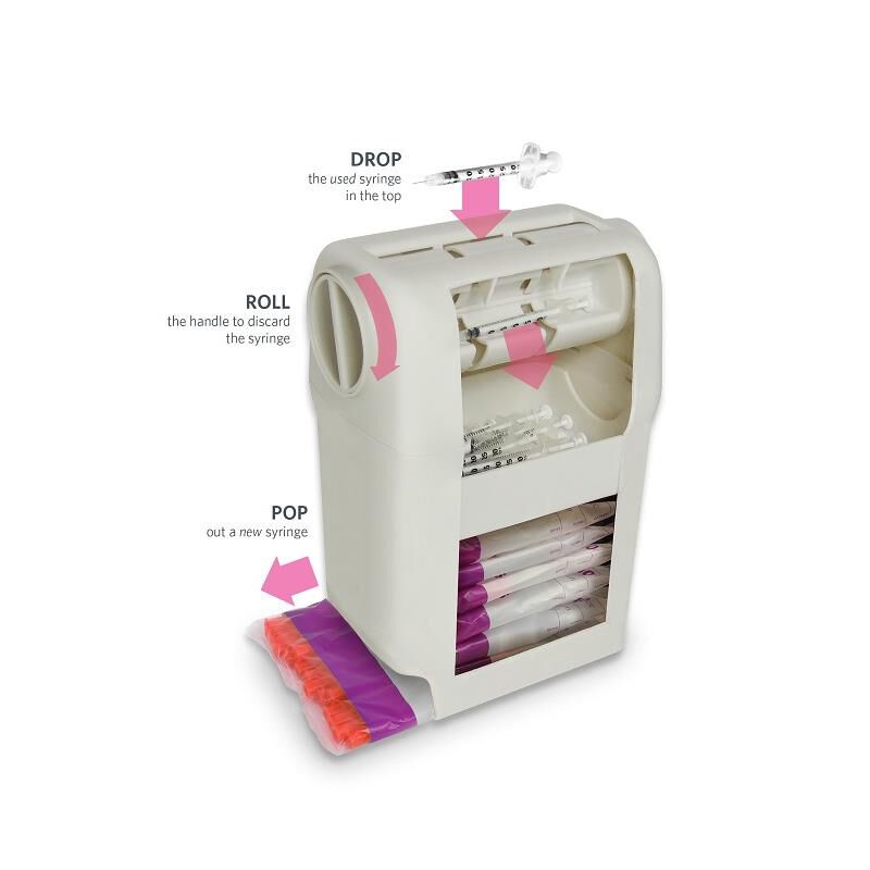 UltiGuard U-40 Insulin Syringes 29g, Sharps Box of 100 Needle 1/2 inch