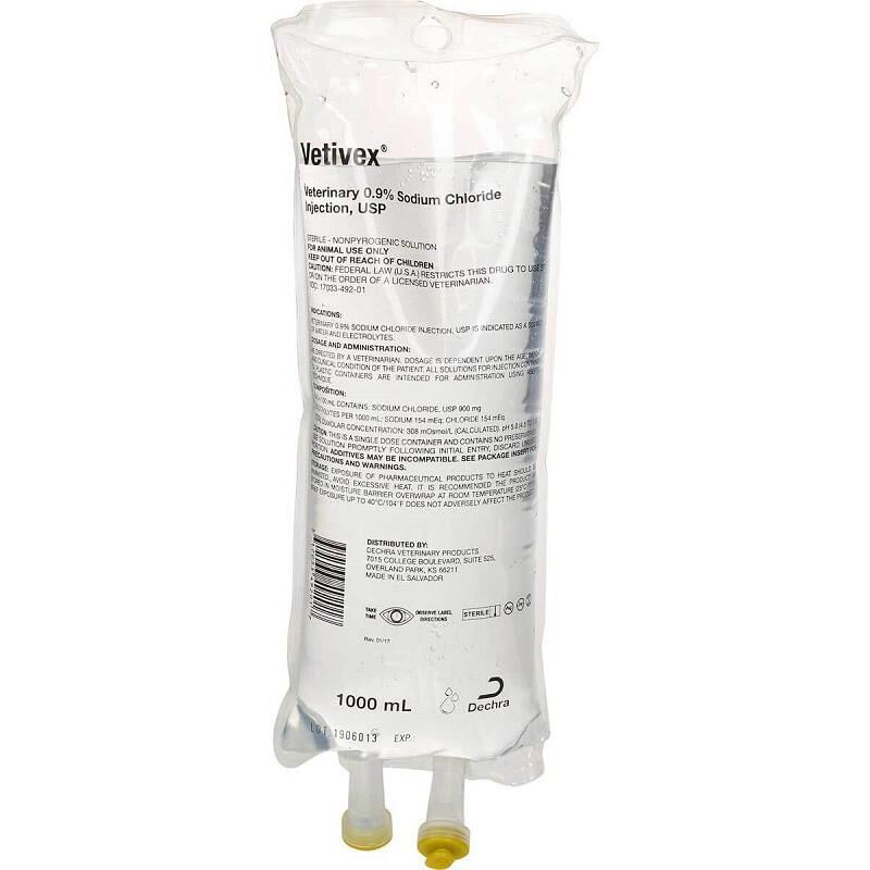 Sodium Chloride 0.9% Injection Fluid, 1000 ml (Saline)