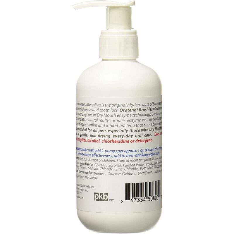 Pet King Brands Oratene Veterinarian Drinking Water Additive for Dogs and Cats, 8 oz