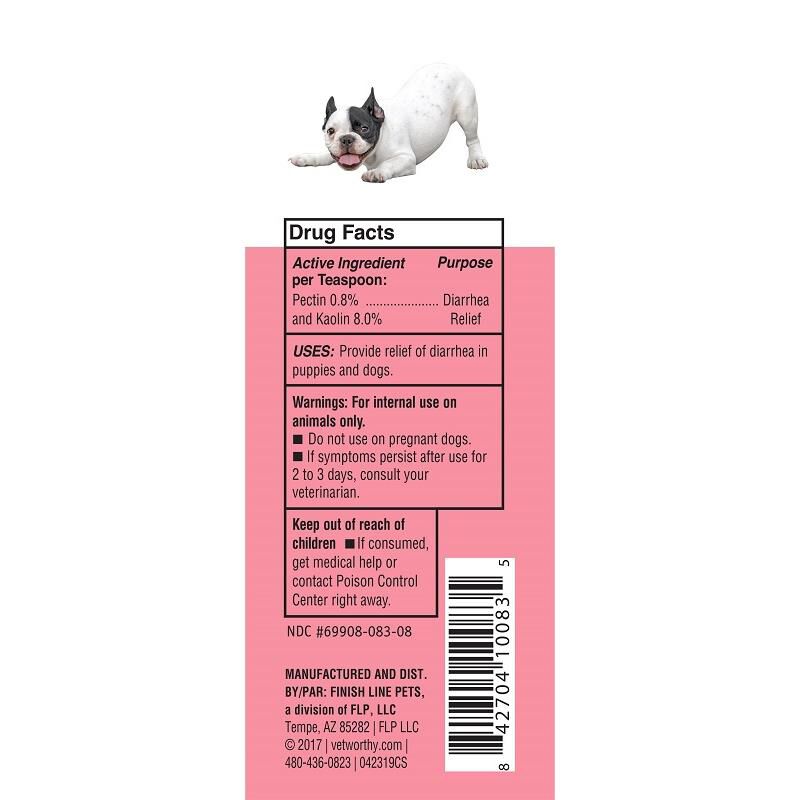 Vet Worthy Anti-Diarrhea Liquid for Dogs, 8 fl oz