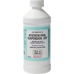 Nystatin Oral Suspension, USP 100,000 u/ml, 16 oz