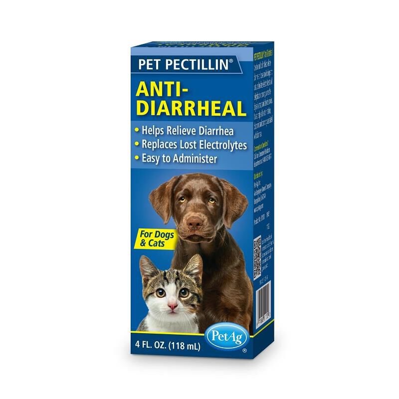 PetAG Pet Pectillin Diarrhea Medication for Dogs Cats, oz