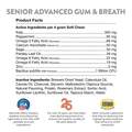 NaturVet Senior Advanced Gum & Breath Soft Chews for Dogs, 45 ct