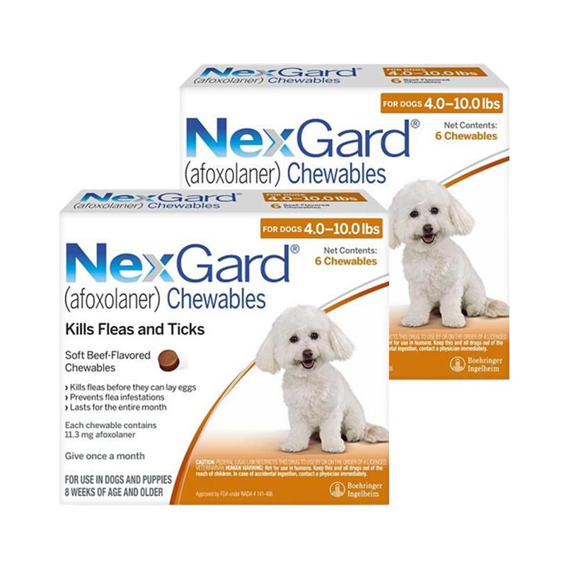 NexGard for Dogs 4 - 10.0 lbs, 12 Month Supply