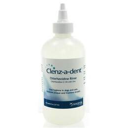 Clenz-A-Dent Chlorhexidine Rinse for Dogs and Cats, 8 oz