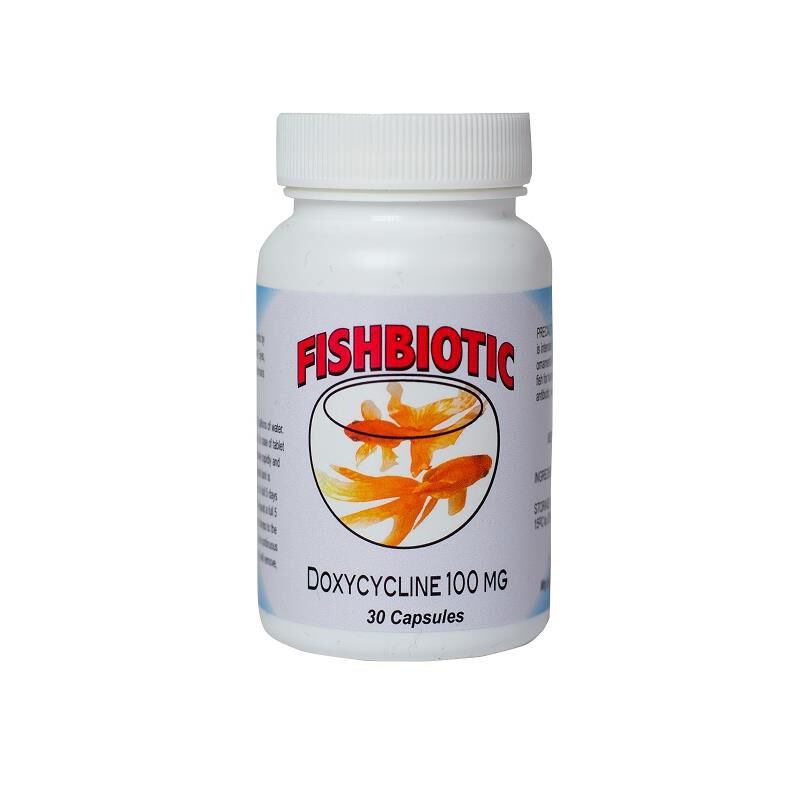 Fishbiotic Doxycycline 100 mg, 30 capsules