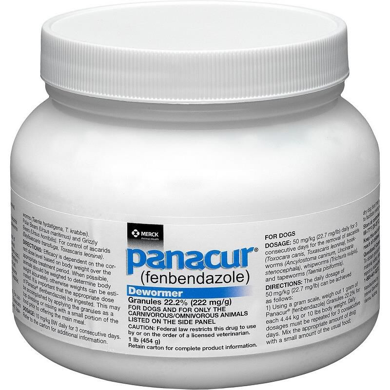 Panacur Dewormer Granules 22.2%, 1 lb