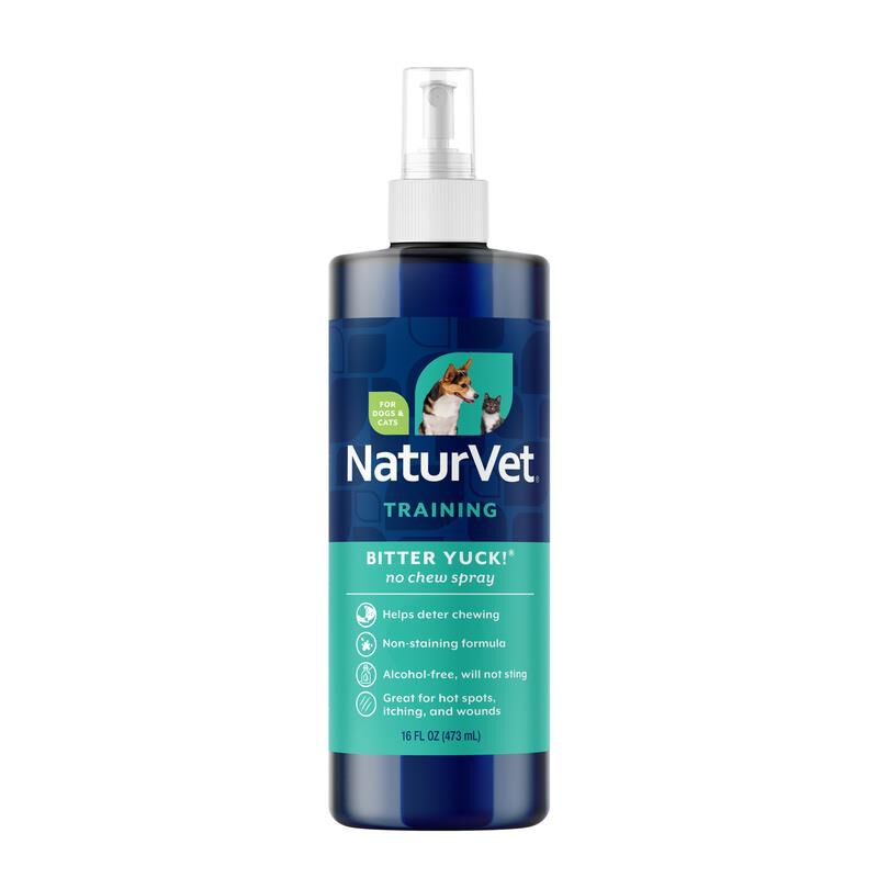 NaturVet Bitter Yuck! No Chew Spray, 16 oz