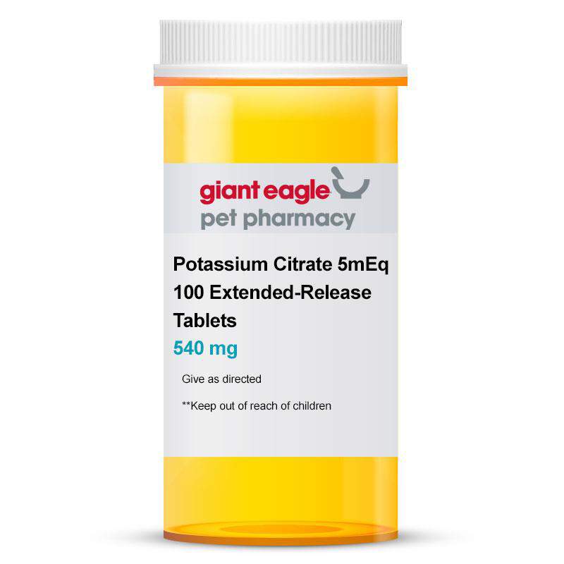 Potassium Citrate 5mEq 540 mg (Urocit-K), 100 Extended-Release Tablets