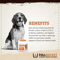 FullBucket Health Canine Daily Dog Probiotic Powder, 30 servings