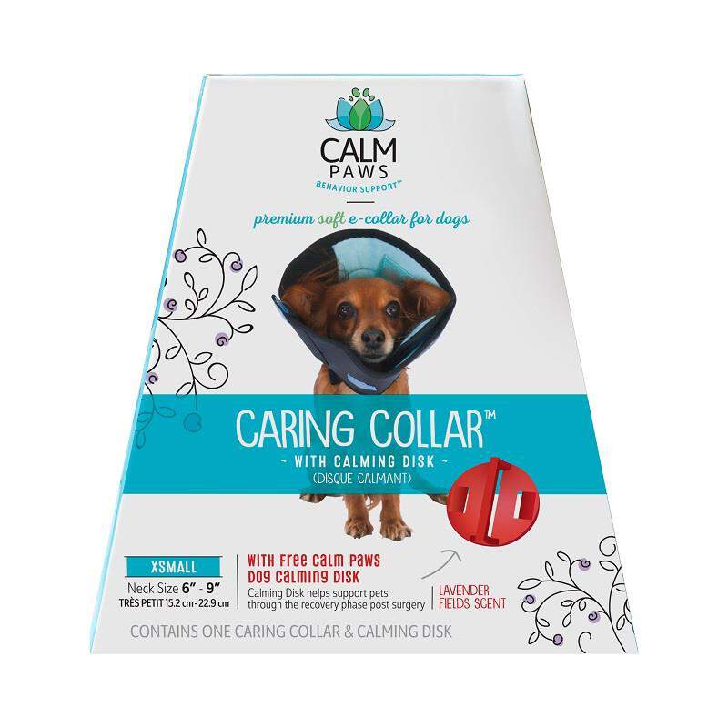 Calm Paws Caring Collar with Calming Disk for Dogs