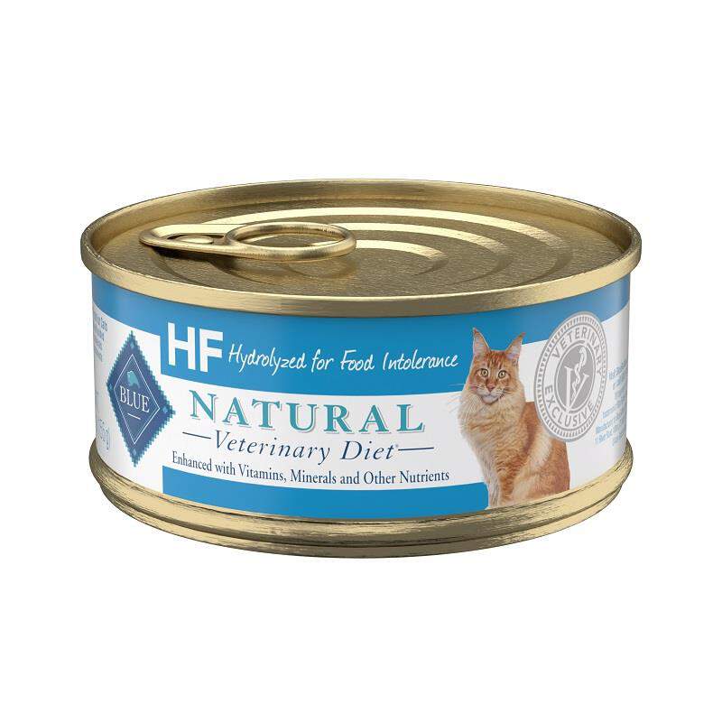 Blue Buffalo Natural Veterinary Diet HF Hydrolyzed for Food Intolerance Cat Food (24 x 5.5 oz) Cans