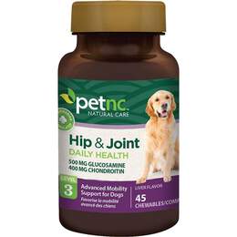 PetNC Hip & Joint Chewable Tablets for Dogs Level 3, 60 ct