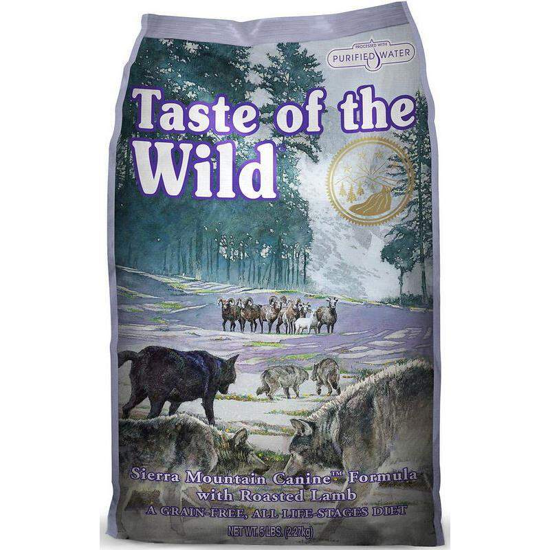 Taste of the Wild Sierra Mountain Canine Formula w/Roasted Lamb, 5 lbs