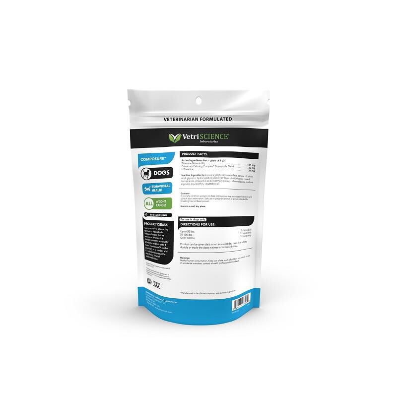 VetriScience Composure Canine, 60 Bite-Sized Chews