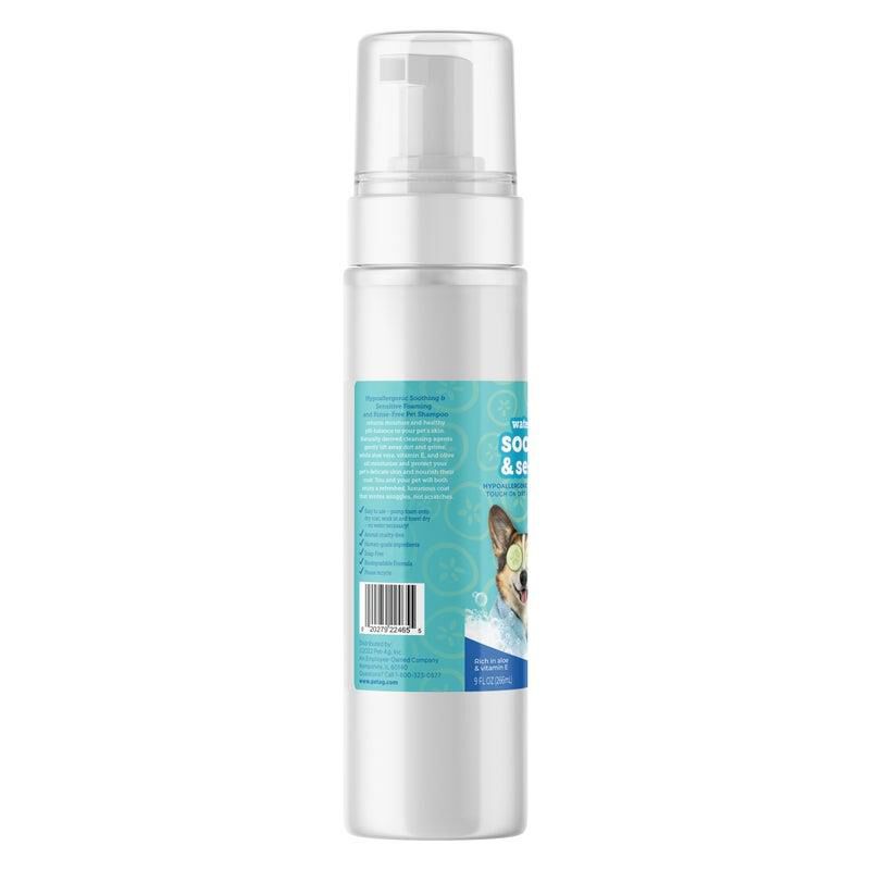 PetAg Fresh 'n Clean Waterless Wash Soothing & Sensitive Hypoallergenic Pet Shampoo, 9 fl oz