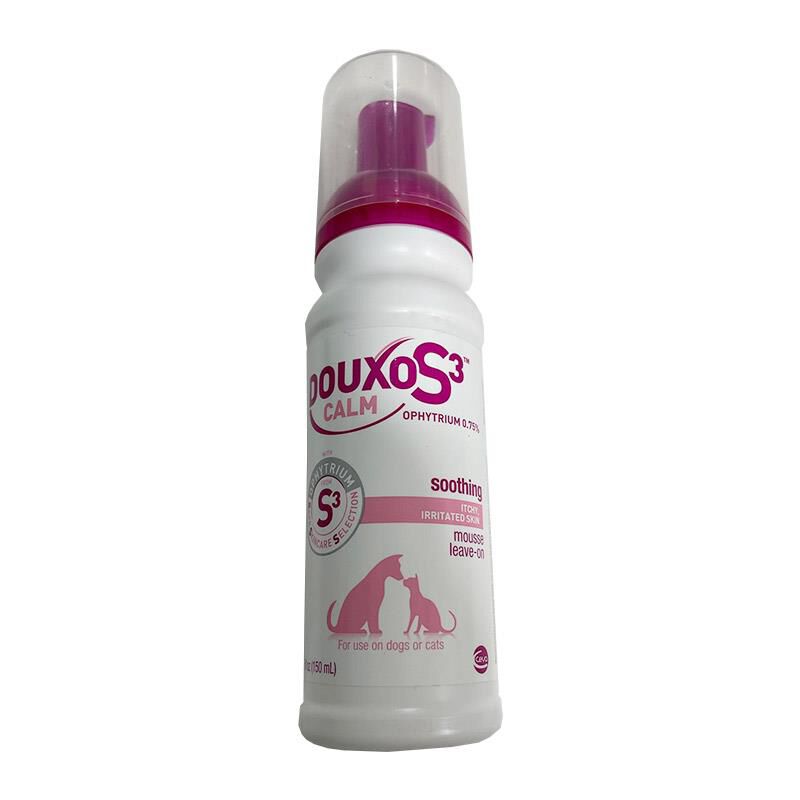 Douxo S3 Calm Leave-On Mousse for Dogs and Cats, 5 fl oz