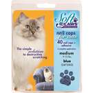 Soft Claws Nail Caps for Cats 40 Count Pack, Blue