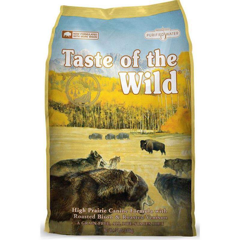 Taste of the Wild High Prairie Canine Formula w/Roasted Bison and Venison, 14 lbs
