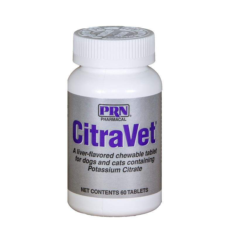CitraVet (Potassium Citrate), 60 chewable tablets