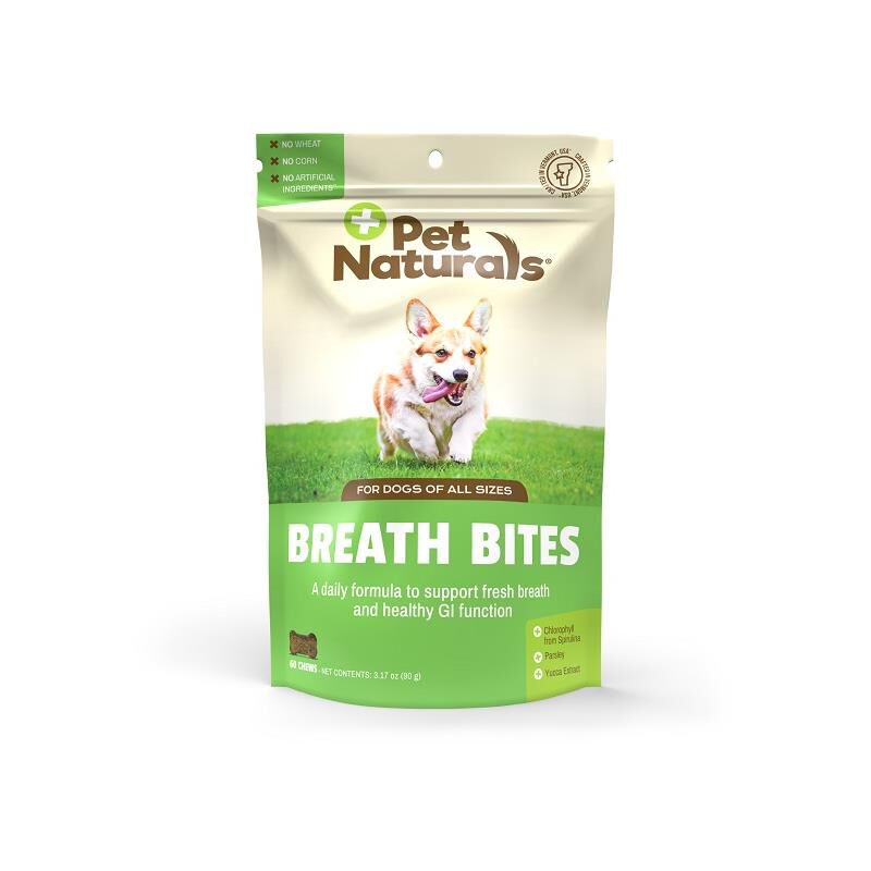 Pet Naturals Breath Bites for Dogs, 60 Soft Chews