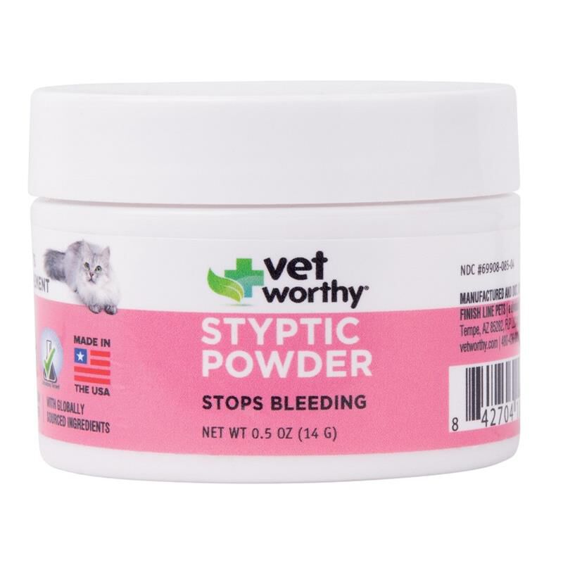 Vet Worthy Styptic Powder for Cats, 0.5 oz