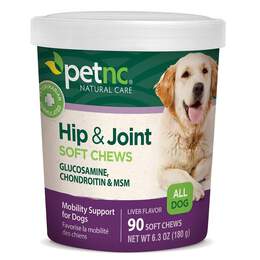 PetNC Hip & Joint Soft Chews for Dogs, 90 ct