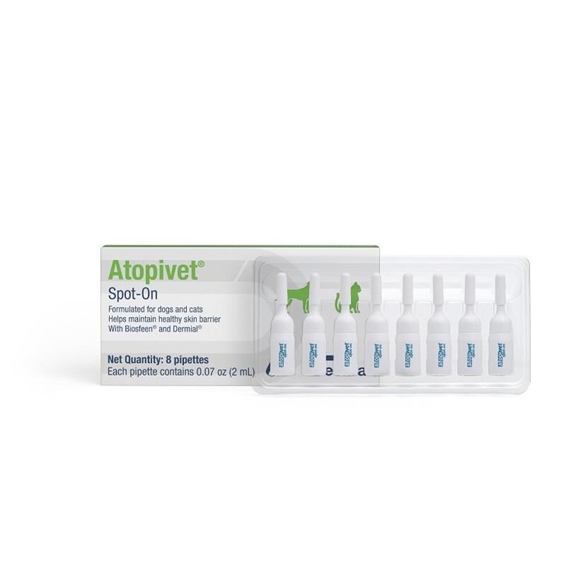 Atopivet Spot-On for Dogs and Cats, 8 pipettes