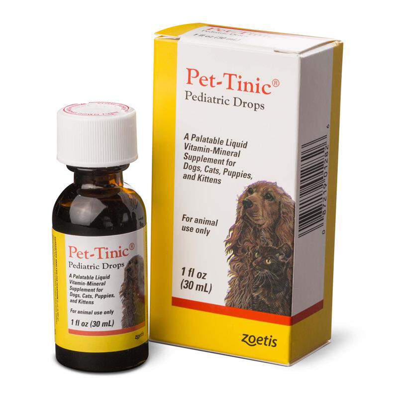 Pet-Tinic Pediatric Drops for Dogs and Cats, 1 oz