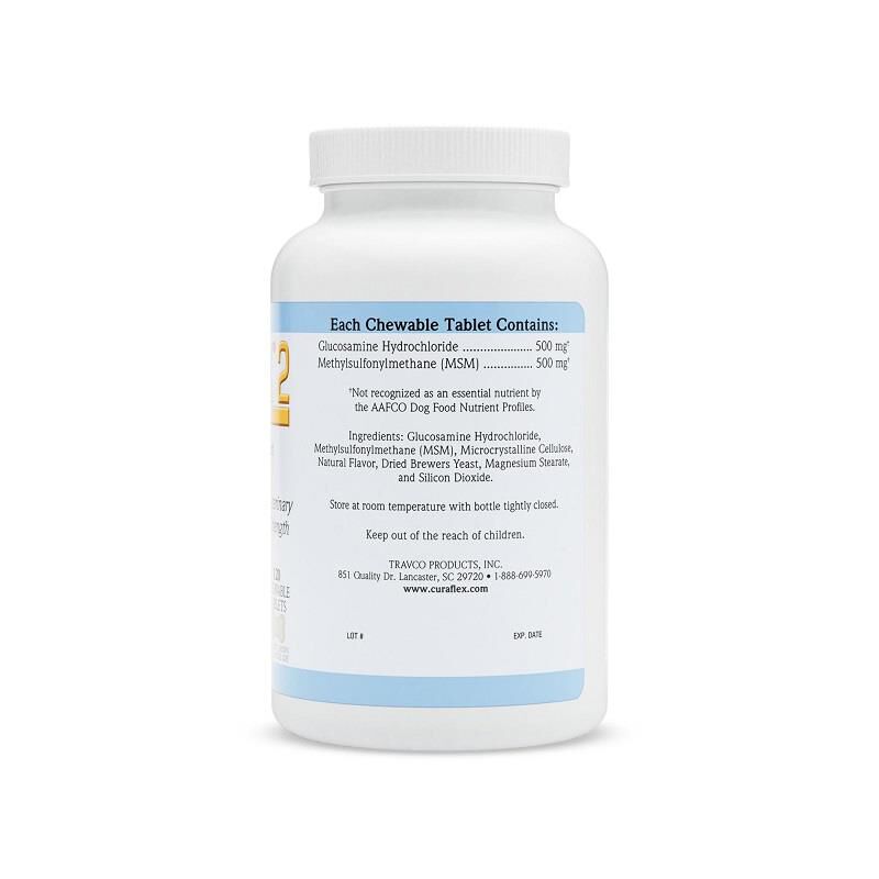 Curaflex 2 Bonelets Joint Health Supplement for Dogs, 120 Chewable Tablets