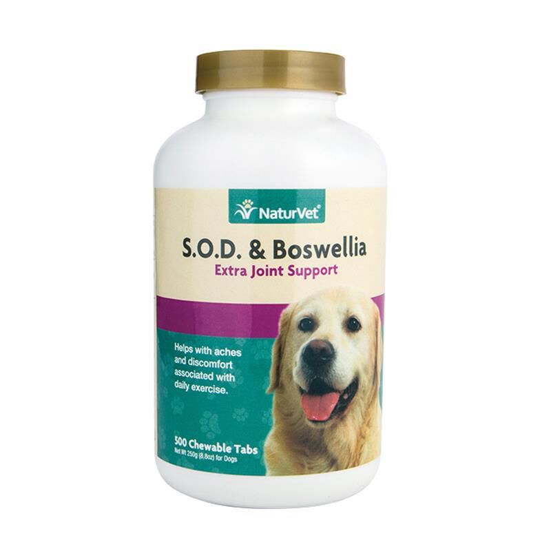 NaturVet S.O.D. & Boswellia Tabs