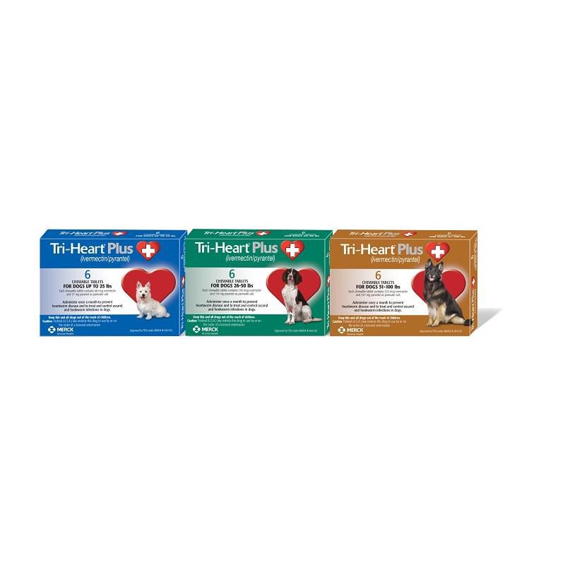 Tri-Heart Plus Chewable Tablets for Dogs