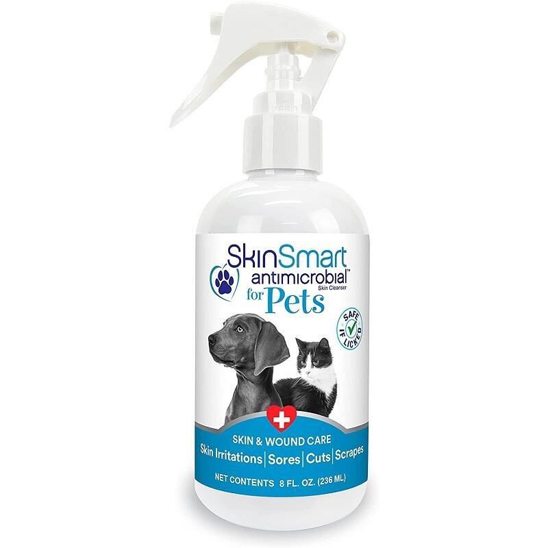 SkinSmart Antimicrobial Skin & Wound Care Pet Spray, 8 Oz