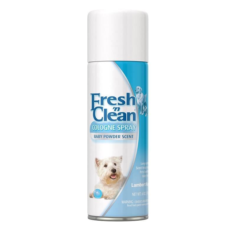 Fresh 'n Clean Cologne Spray for Dogs Baby Powder Scent, 6 oz.