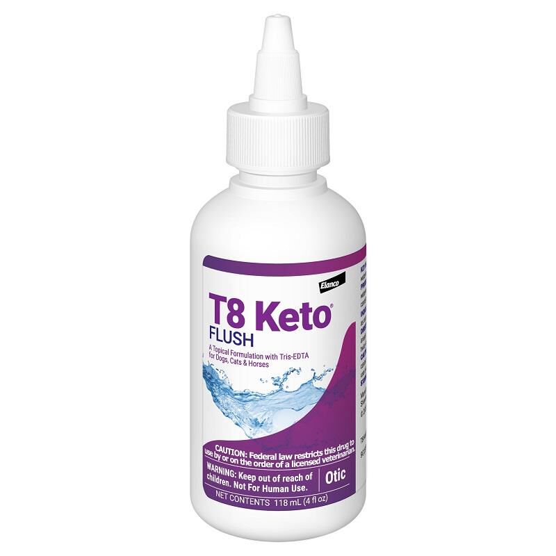 Malacetic Otic Ear Cleanser For Dogs & Cats - 8 Oz Veterinary Formula For Ear Infections