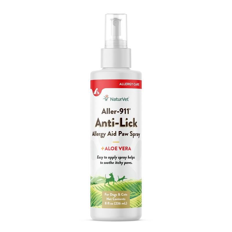 NaturVet Aller-911 Anti-Lick Paw, 8 oz Spray