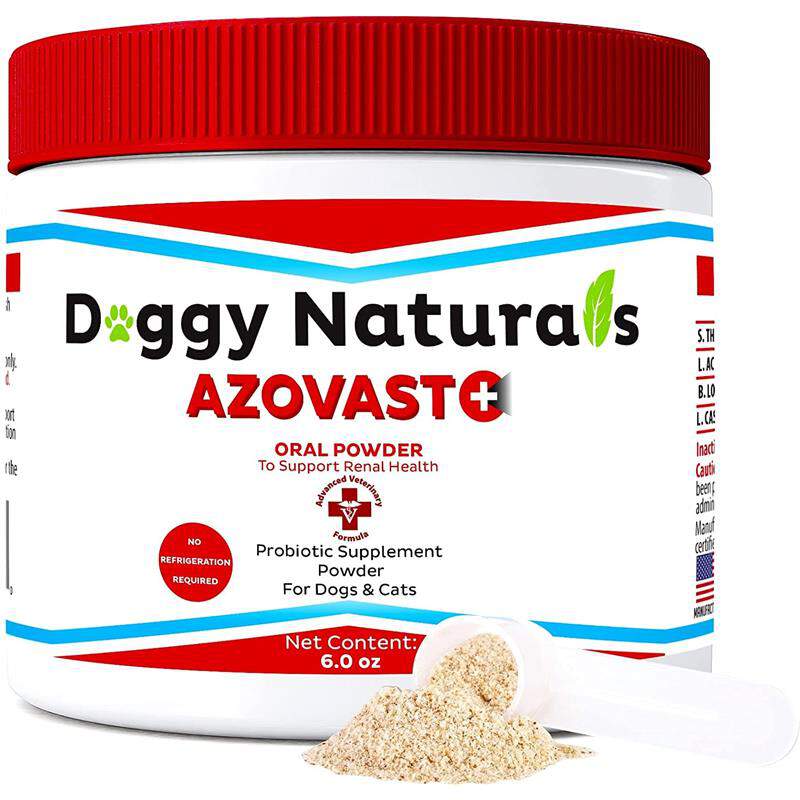 Doggy Naturals Azovast Plus Kidney Health Supplement for Dogs & Cats, 6 Oz Powder