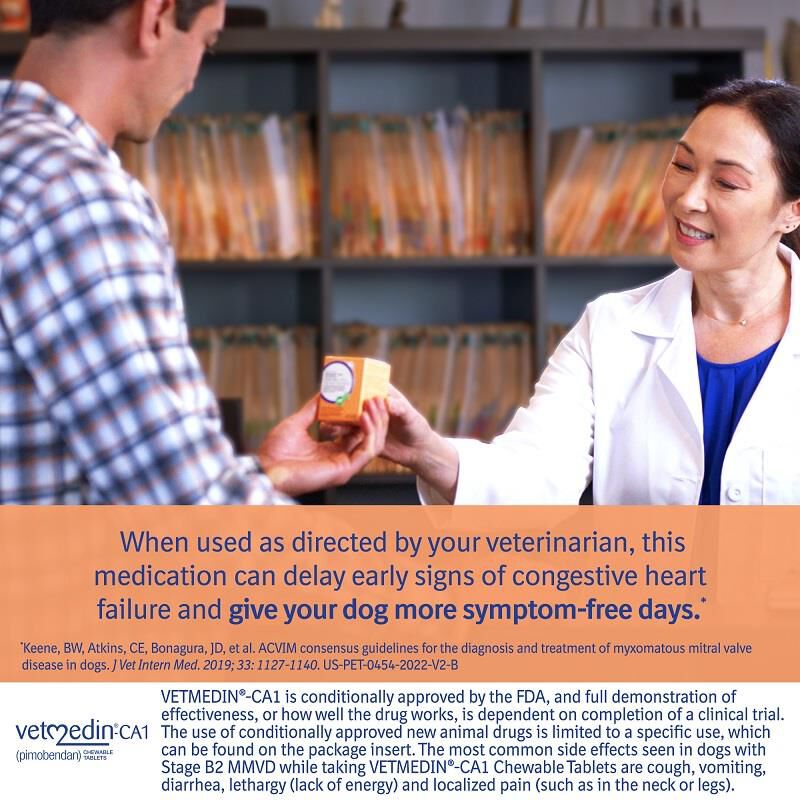 VetmedinCA1 (pimobendan) Chewable Tablets for Dogs