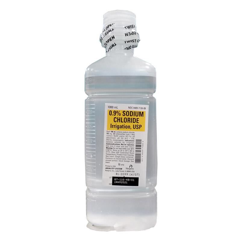 Sodium Chloride 0.9% 1000ml Irrigation