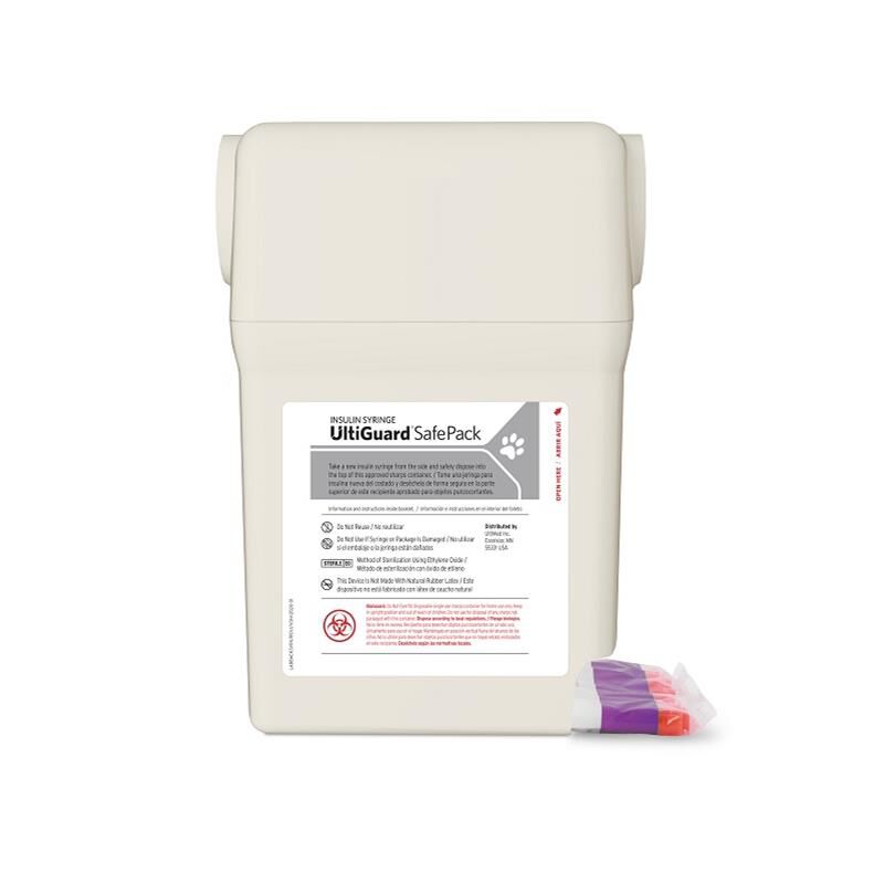 UltiGuard U-100 Insulin Syringes 29g, Sharps Box of 100