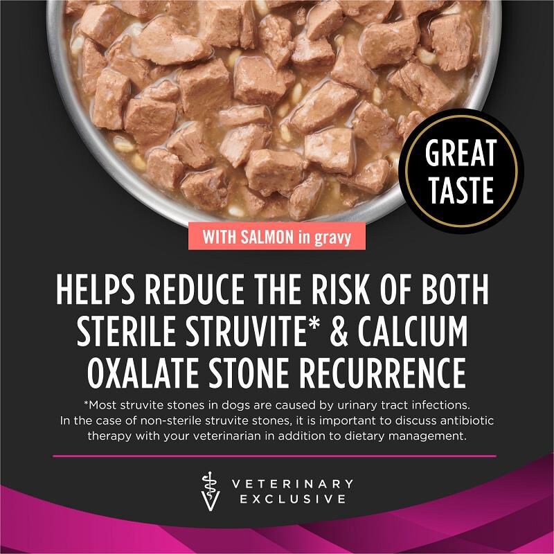 Purina Pro Plan Veterinary Diets UR Urinary Ox/St Savory Selects with Chicken in Gravy Wet Dog Food, 12 x 13.3 oz cans