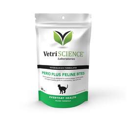 VetriScience Perio Plus Feline Bites, 60 ct