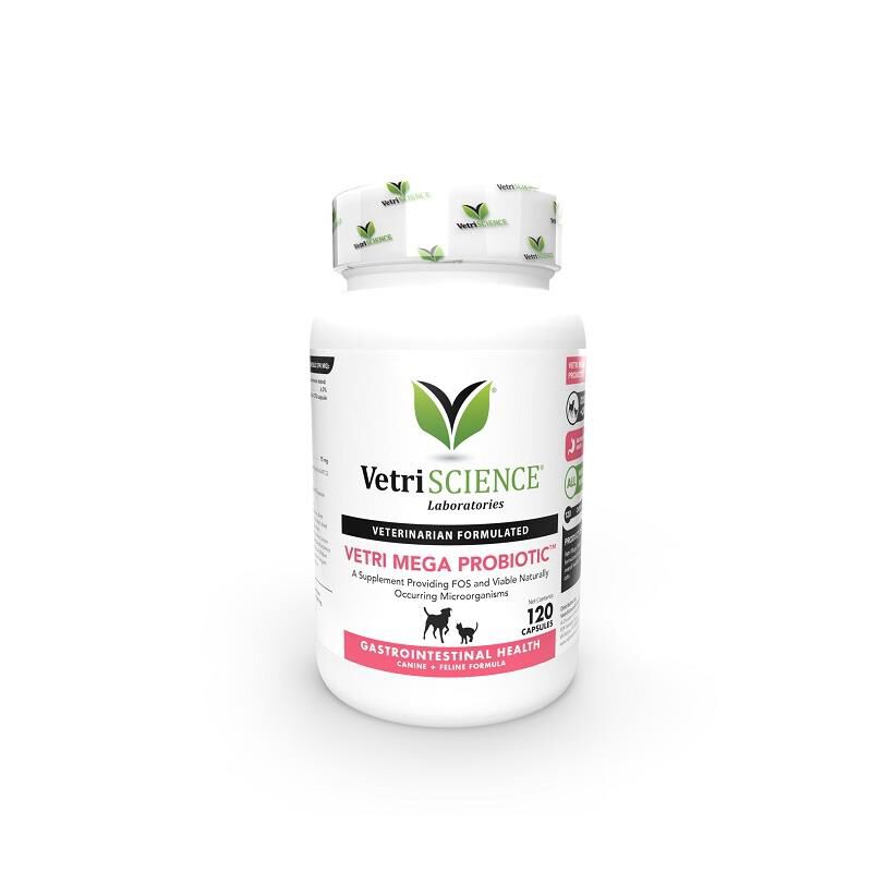 VetriScience Vetri Mega Probiotic, 120 Capsules