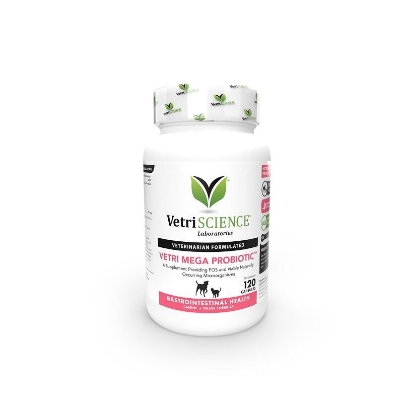 VetriScience Vetri Mega Probiotic, 120 Capsules